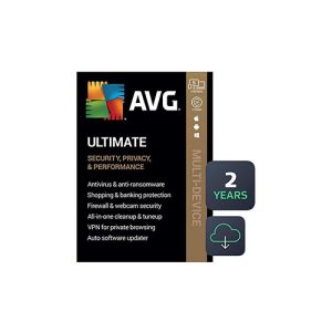 AVG Ultimate | Antivirus+Cleaner+VPN | 5 Devices, 2 Years